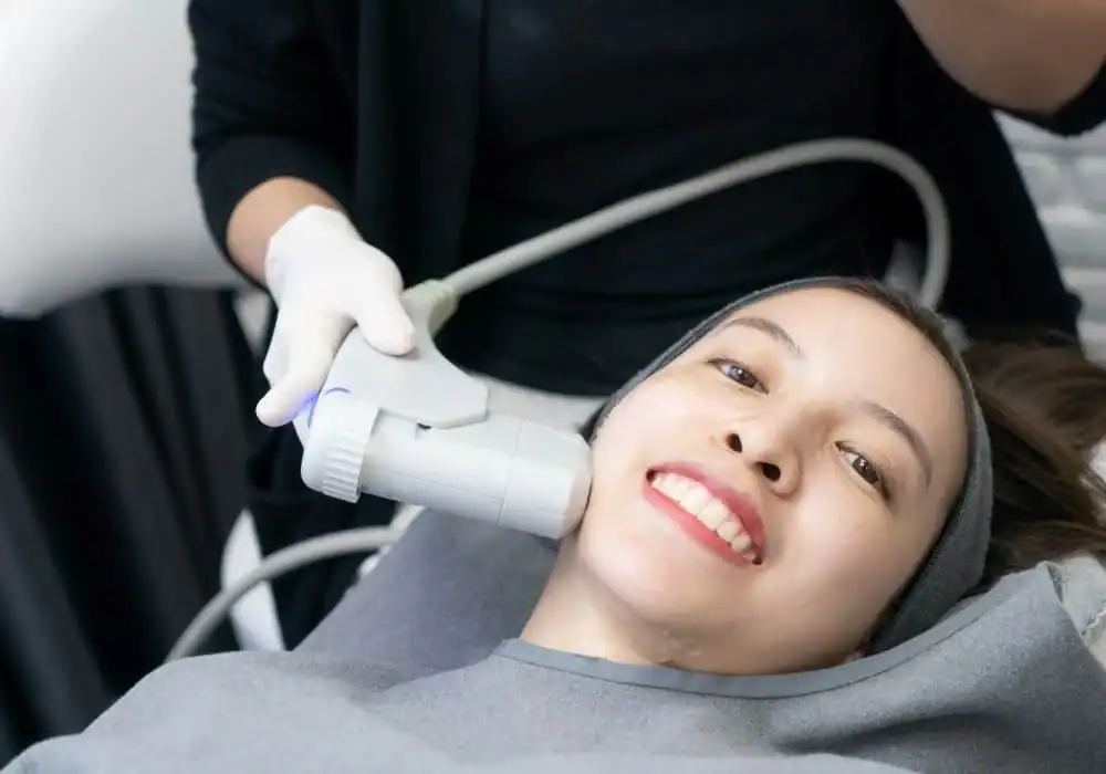 HIFU treatment Ilford in progress
