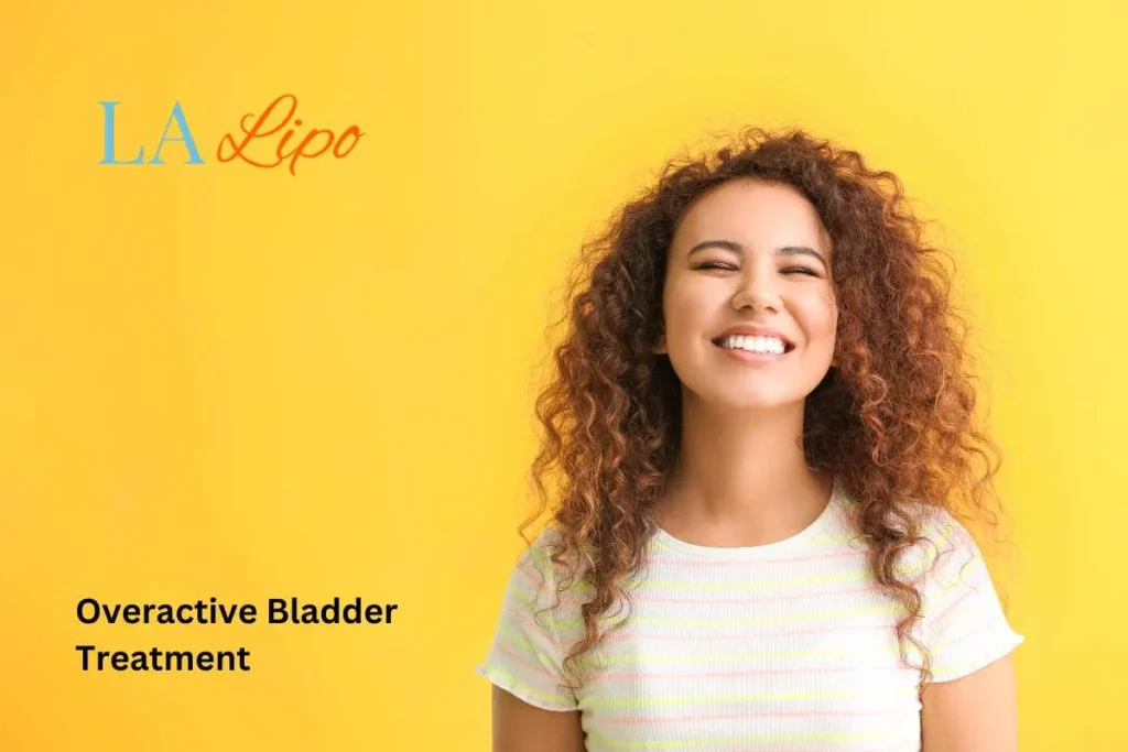 woman smiling about overactive bladder treatment Ilford solutions
