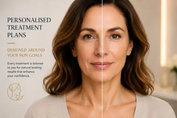 Before and after results of Collagen Lift Therapy Ilford